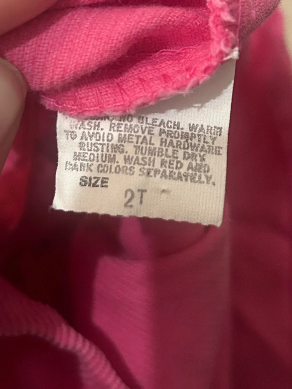 VINTAGE OshKosh B'gosh PINK corduroy Dress 2T